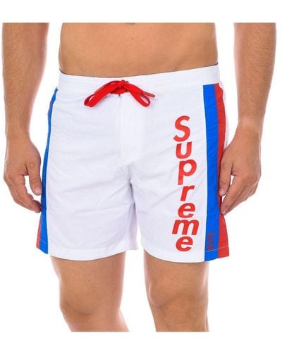Supreme Mid-Length Boxer Swimsuit Cm-30058-Bp - Blue