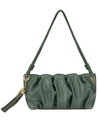 Laura Ashley Petrol Shoulder Bag - Green