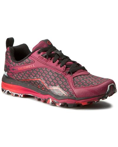 Merrell All Out Crush Tough Mudder Shoes - Red