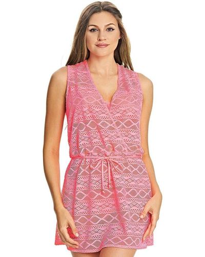 Freya 3978 Sundance Cross Over Beach Dress - Pink