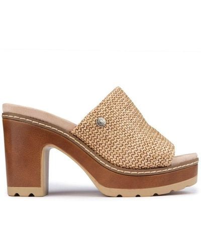 Refresh Cross Strap Shoes - Brown