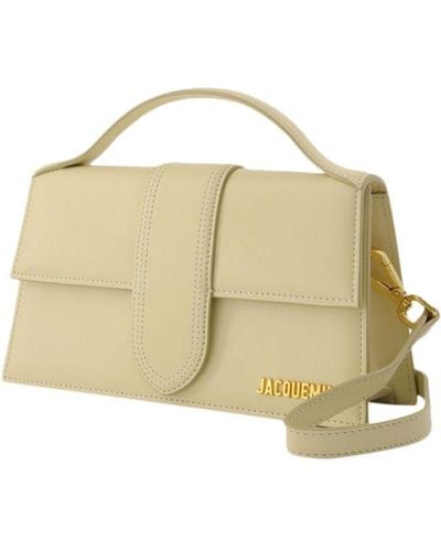 Jacquemus Le Grand Bambino Beige Leren Tas - Naturel