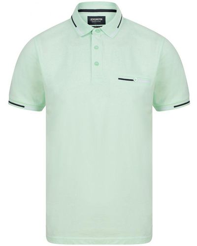 Kensington Eastside Short Sleeve Cotton Polo Shirt - Green