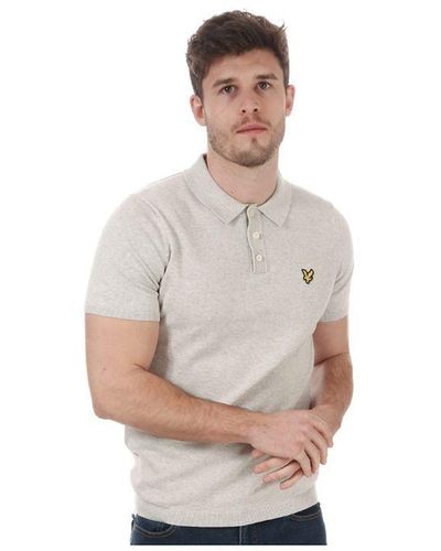 Lyle & Scott And Knitted Polo Shirt - White