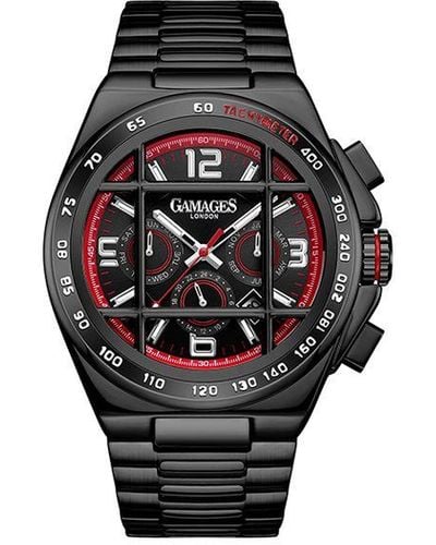 Gamages Of London Limited Edition Hand Assembled Bastion Automatic Stainless Steel - Black