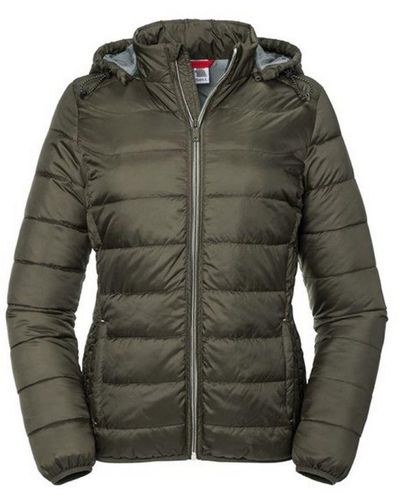 Russell Russell Nano Hooded Jacket (donkere Olijf) - Groen