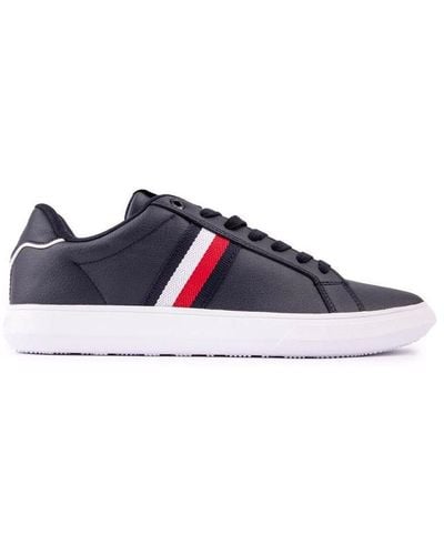 Tommy Hilfiger Corporate Stripes Sneakers - Blauw