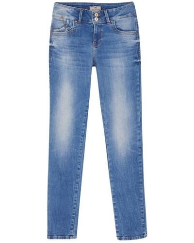 LTB Jeans Molly Super High Ritnoblue Und Wash - Blauw