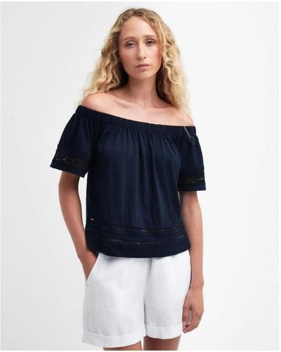 Barbour Ralee Relaxed Top - Blue
