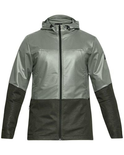 Under Armour Unstoppable Jacket Windbreaker Swacket Track Top 1306456 492 - Grey