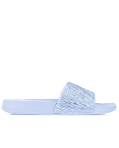 Fitflop Fit Flop Iqushion Crystal Badslippers Voor , Lavendel - Blauw