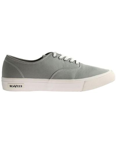Seavees Legend Trainer Standard Granite Poplin Shoes - Grey