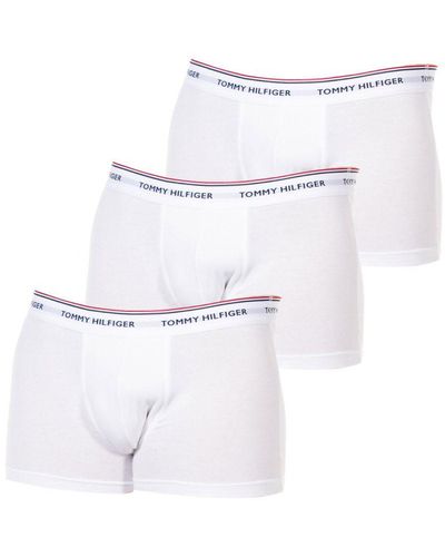 Tommy Hilfiger Pack-3 Boxers Breathable Fabric And Anatomical Front 1U87903842 - White