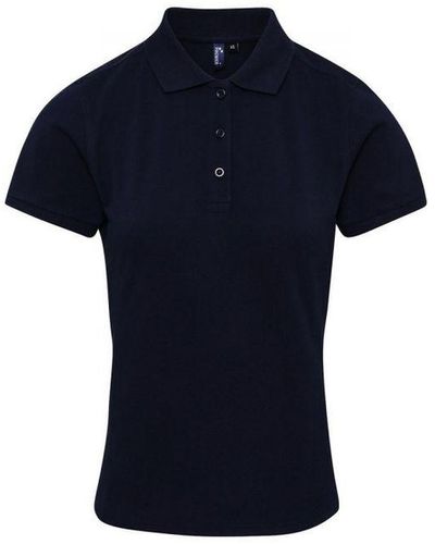PREMIER Ladies Coolchecker Plus Polo Shirt () - Blue