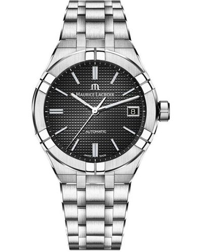 Maurice Lacroix Aikon Silver Watch Ai6007-ss002-330-1 Stainless Steel - Grey
