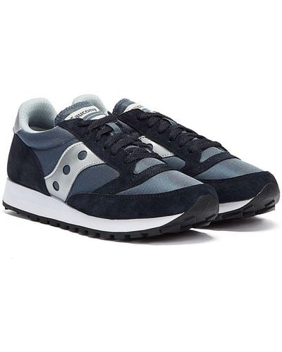 Saucony Jazz 81 Navy Blue / Silver Trainers