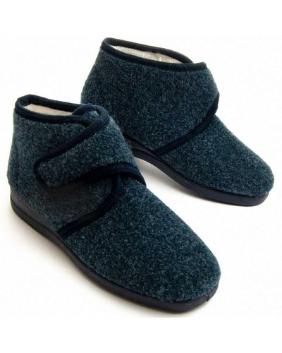 Northome Ankle Boot Slipper Conforthomew21 In Blue - Blauw