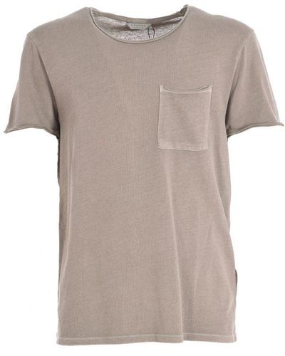 ELEVEN PARIS Abdel Short Sleeve Round Neck T-shirt 17s1ts01 Cotton - Grey