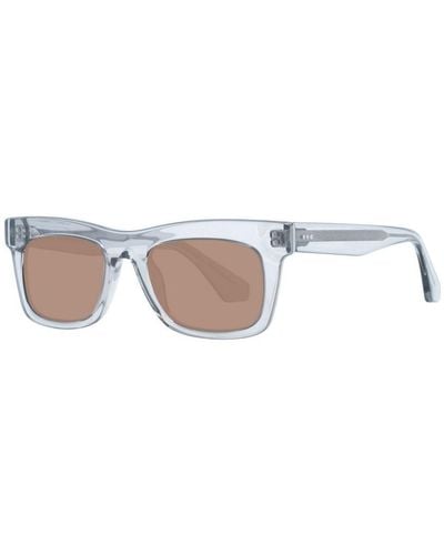 Sandro Acetate Rectangle Sunglasses - White
