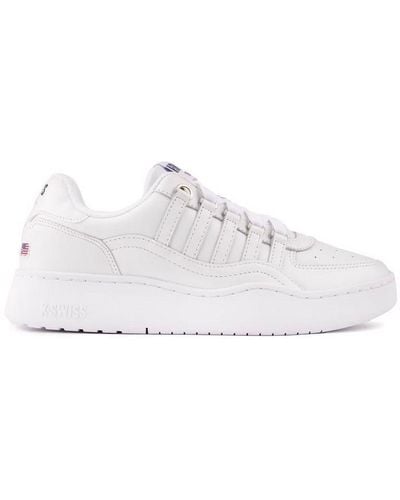 K-swiss Cannoncourt Leather Trainers - White