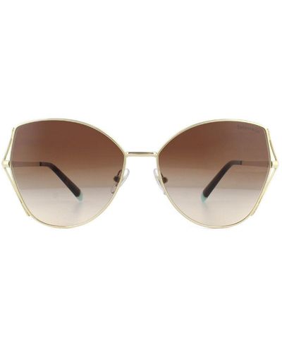 Tiffany & Co. Sunglasses Tf3072 60213B Pale Gradient Metal - Brown
