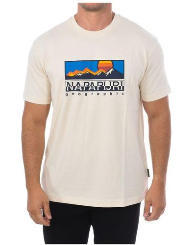 Napapijri T-shirt Met Korte Mouwen S-freestyle Ss - Wit