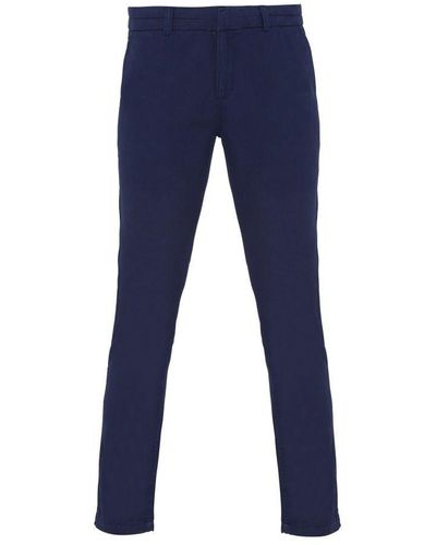 Asquith & Fox Ladies Casual Chino Trousers () - Blue