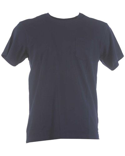 Bomboogie T-shirt Rib Ronde Hals Pkt Te - Blauw