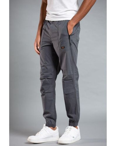 Tokyo Laundry Cotton Cargo Trousers - Grey