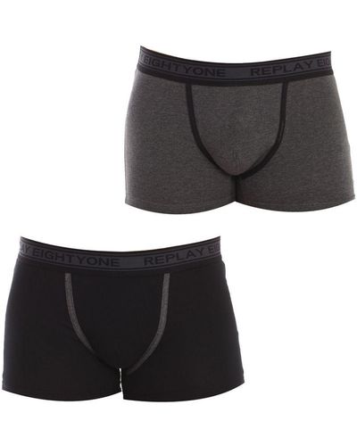 Replay Pack-2 Boxers I101192 - Black