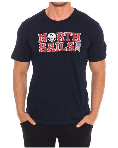 North Sails Short Sleeve T-Shirt 9024110 - Blue