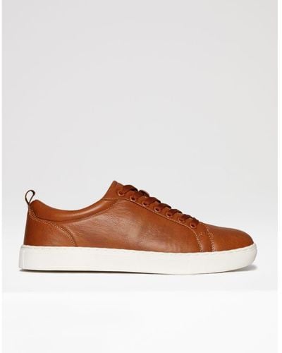 Threadbare 'Molineux' Casual Court Trainers - Brown