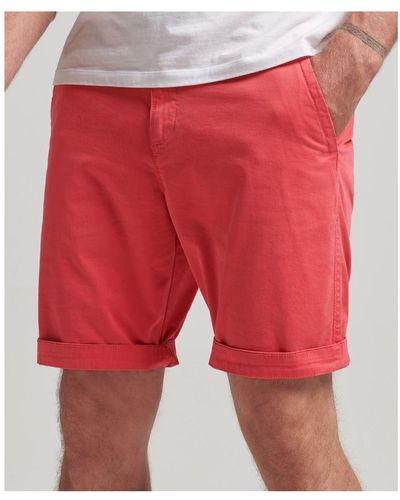 Superdry International Chino Shorts - Red