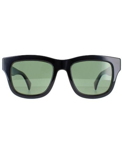 Gucci Vierkant Glimmend Zwart Groen Gepolariseerd GG1135S - Meerkleurig