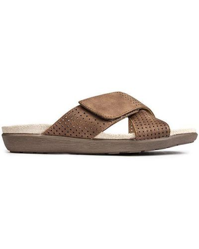 SOLESISTER Linsey Sandals Leather - Brown