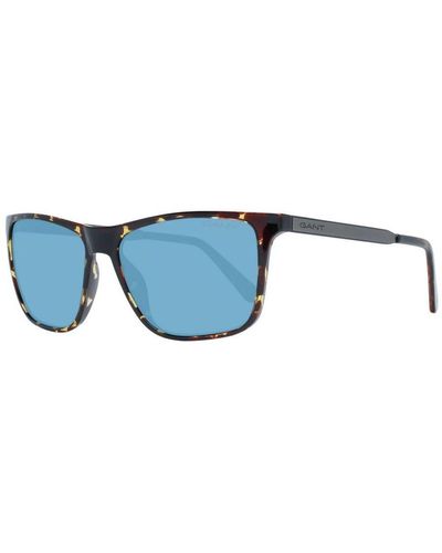 GANT Rectangle Sunglasses With Frame And Lenses - Blue