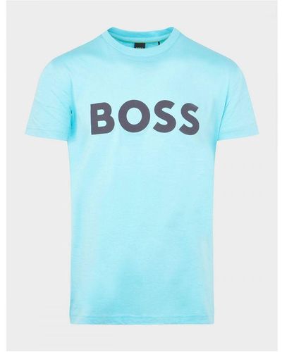 BOSS Logo T-Shirt - Blue