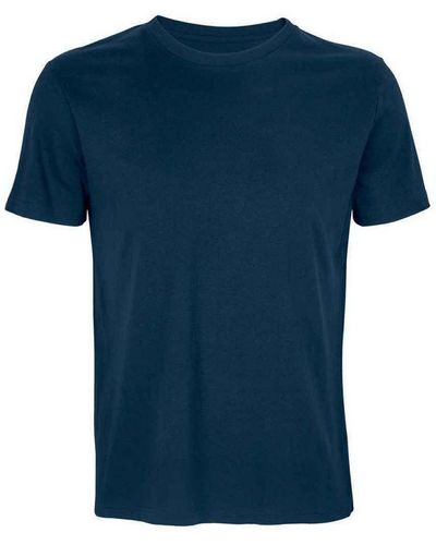 Sol's Volwassen Odyssey Gerecycleerd T-shirt (marine) - Blauw