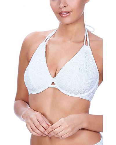 Freya Sundance Halterneck Bikini Top Nylon - White