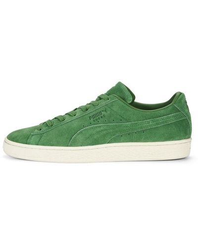 Light green puma deals suede