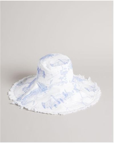 Ted Baker Francaa Bucket Hat - White