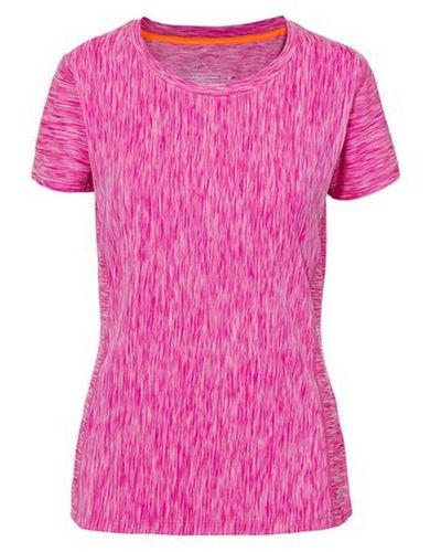 Trespass Dames Daffney Sport T-shirt (lila) - Roze