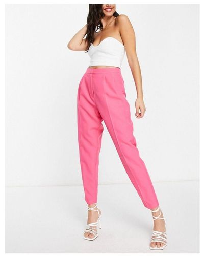 ASOS Smart Tapered Trouser - Pink