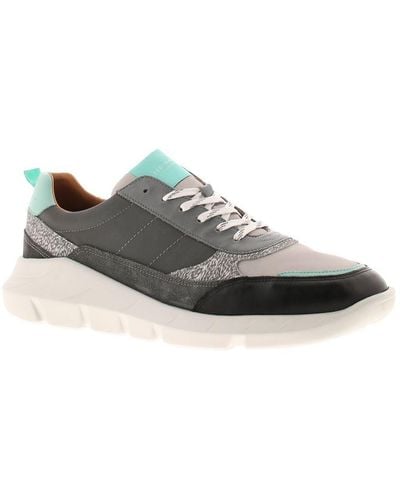 Ted Baker Trainers Lace Up Enriul Leather Trainers Chunky Leather (Archived) - Grey