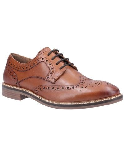 Hush Puppies Bryson Lace Shoes - Brown
