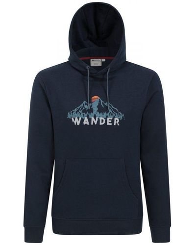 Mountain Warehouse Wander Hoodie (marine) - Blauw