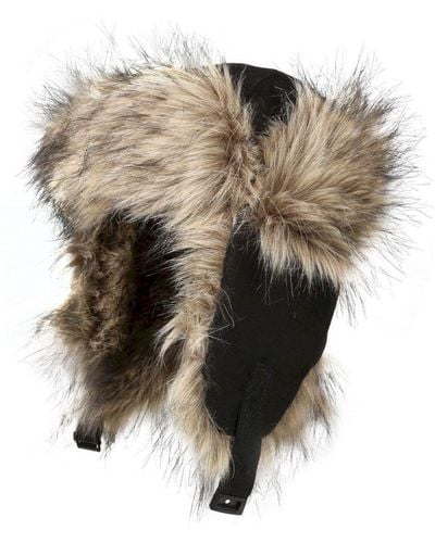 Regatta Faux Fur Trapper Hat - Black