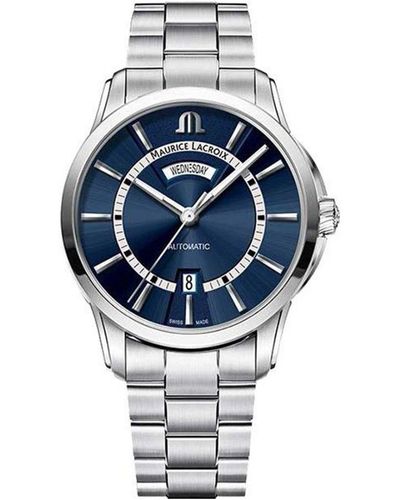 Maurice Lacroix Pontos Silver Watch Pt6358-ss002-431-1 Stainless Steel - Metallic