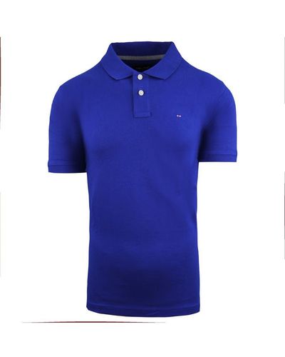 Eden Park Paris Cotton Polo Shirt - Blue
