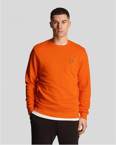 Lyle & Scott Crew Neck Sweatshirt - Orange